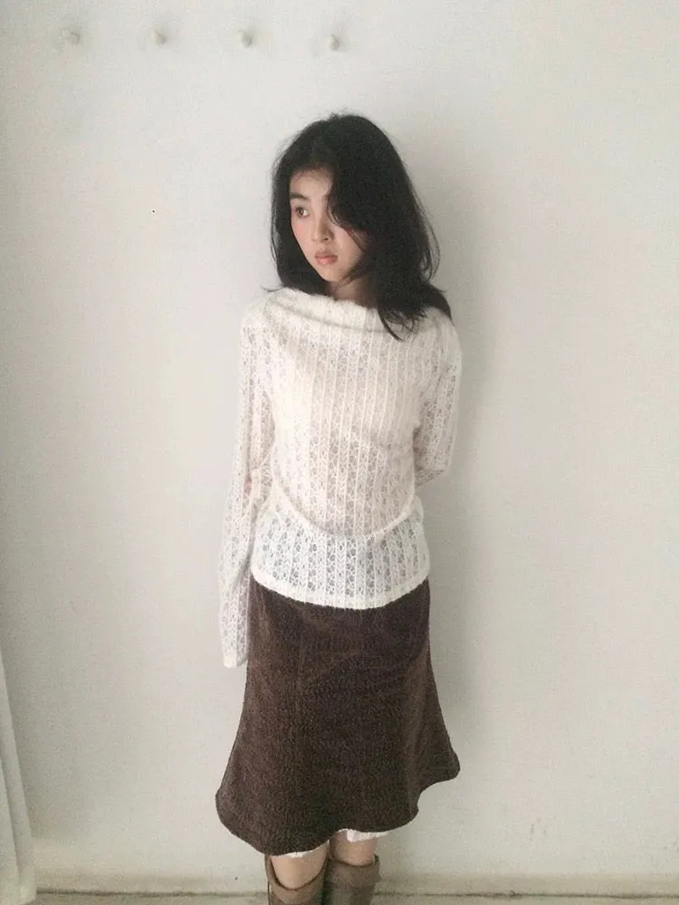 Sic Astra Snow Doll Coquette Sweater