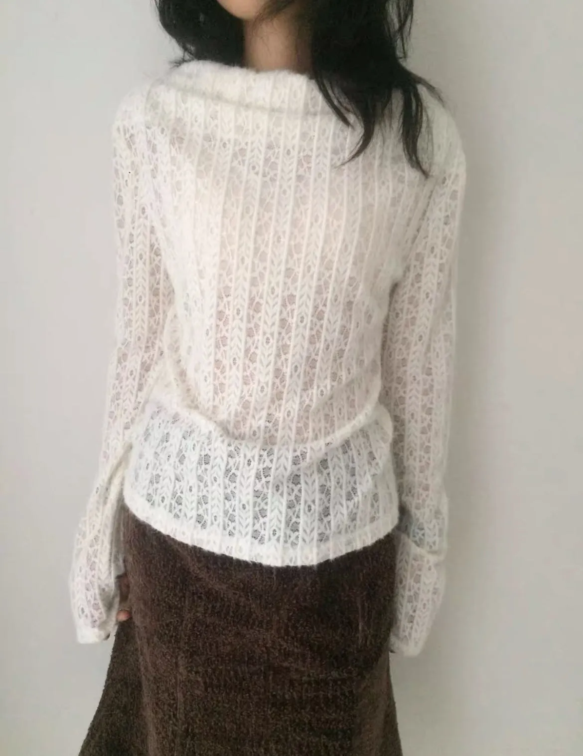 Sic Astra Snow Doll Coquette Sweater