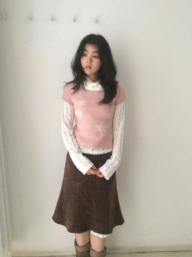 Sic Astra Snow Doll Coquette Sweater