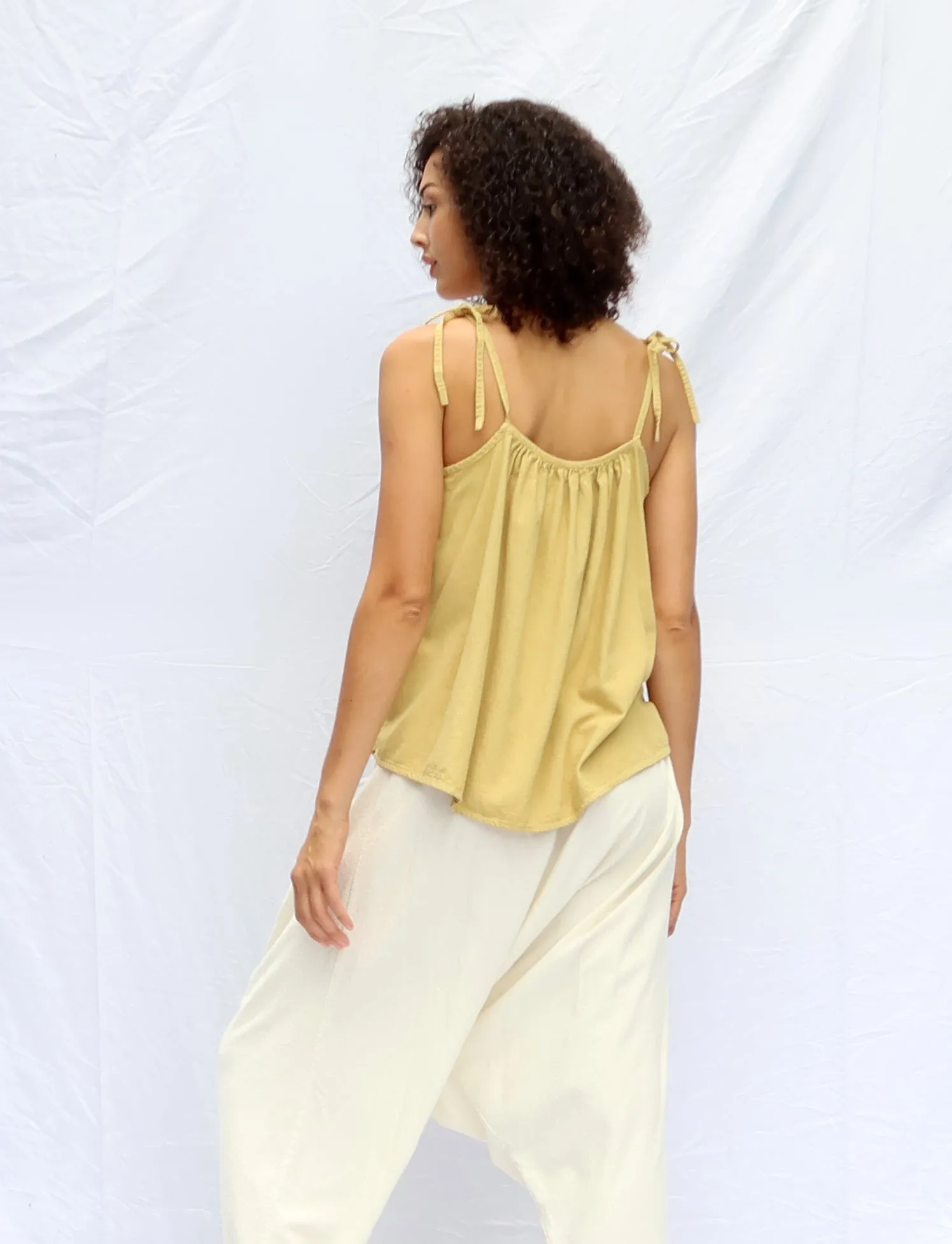 Silk Dawn Cropped Shirt