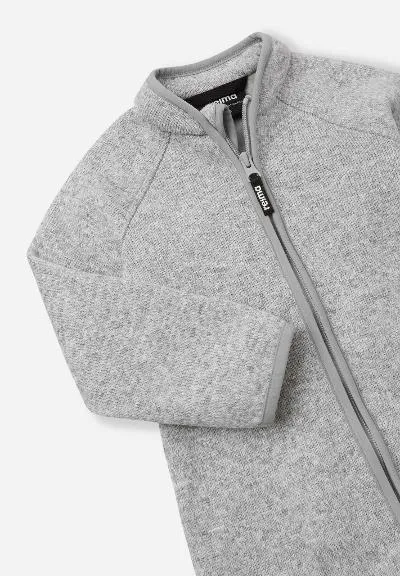 Tahti Fleece Overall in Melange Grey