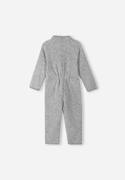 Tahti Fleece Overall in Melange Grey