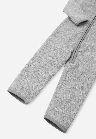 Tahti Fleece Overall in Melange Grey