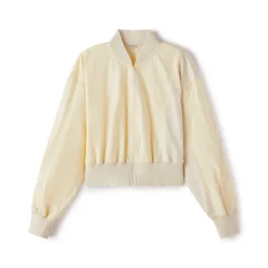 V-neck Zip-up Jacket